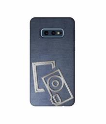 Amazon Brand - Solimo Designer Camera Embroidery 3D Printed Hard Back Case Mobile Cover for Samsung Galaxy S10e