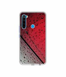 Amazon Brand - Solimo Designer Water Drop On Glass UV Printed Soft Back Case Mobile Cover for Mi Redmi Note 8