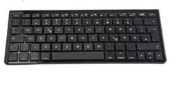 Amazon Basics - Teclado QWERTY para Apple iPad y iPhone (Bluetooth), Color Negro