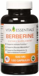 Vita Essentials Berberine 500 Mg Capsules, 120 Count