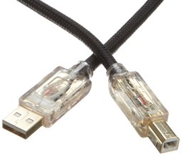 Exacon USB 2.0 A- Mannelijke naar B Mannelijke Kabel met Verlichte Einden Gevlochten 6 Voeten/1,8 m