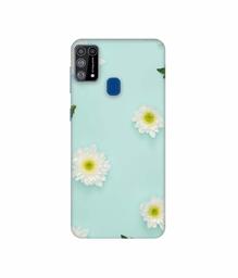 Amazon Brand - Solimo Designer Flower Texture 3D Printed Hard Back Case Mobile Cover for Samsung Galaxy M31