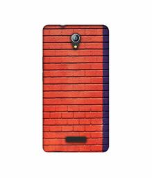 Amazon Brand - Solimo Designer Red and Purple Brick 3D Printed Hard Back Case Mobile Cover for Micromax Canvas Pace 4G Q416