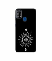 Amazon Brand - Solimo Designer Sun 3D Printed Hard Back Case Mobile Cover for Samsung Galaxy M31