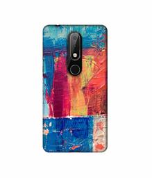 Amazon Brand - Solimo Designer Randam Color Mixing 3D Printed Hard Back Case Mobile Cover for Nokia 6.1 Plus