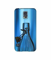 Amazon Brand - Solimo Designer Blue Bottle 3D Printed Hard Back Case Mobile Cover for Samsung Galaxy S5 i9600