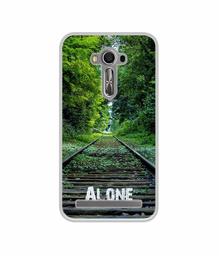 Amazon Brand - Solimo Designer Alone UV Printed Soft Back Case Mobile Cover for Asus Zenfone 2 Laser ZE550KL