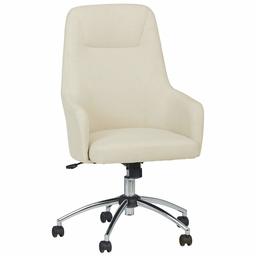 Stone & Beam Modern Upholstered High-Back Swivel Chair, 25.2