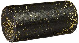 AmazonBasics High-Density Round Foam Roller, 12 Inches, Yellow Speckled