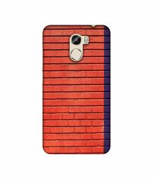 Amazon Brand - Solimo Designer Red and Purple Brick 3D Printed Hard Back Case Mobile Cover for Gionee X1