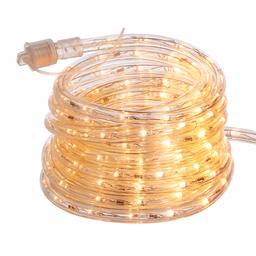 AmazonBasics LED Warm White Rope Light, 210 LEDs, 20-Foot