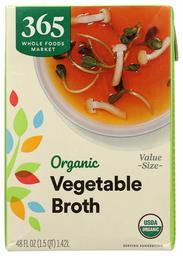 365 Everyday Value, Organic Vegetable Broth, 48 fl oz