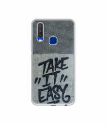 Amazon Brand - Solimo Designer Take It Easy UV Printed Soft Back Case Mobile Cover for Vivo Y15