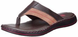 Amazon Brand - Symbol Men's Brown Leather Thong Sandals-6 UK (40 EU) (7 US) (AZ-KY-411B)