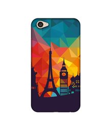 Amazon Brand - Solimo Designer Colored Paris UV Printed Soft Back Case Mobile Cover for Vivo V5 Plus