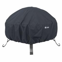 Classic Accessories Classic Round Black Fire Pit Cover, black