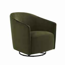 Amazon Brand – Rivet Stowell Modern Low-Profile Glider Chair with Sloping Back and Arms, 29.5