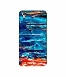 Amazon Brand - Solimo Designer Blue Oil Color 3D Printed Hard Back Case Mobile Cover for Oppo A37