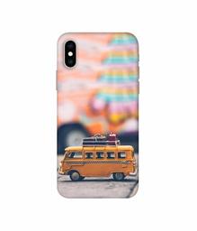 Amazon Brand - Solimo Designer Toy Bus 3D Printed Hard Back Case Mobile Cover for Apple iPhone Xs Max