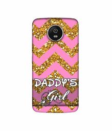 Amazon Brand - Solimo Designer Daddy's Girl 3D Printed Hard Back Case Mobile Cover for Motorola Moto G5