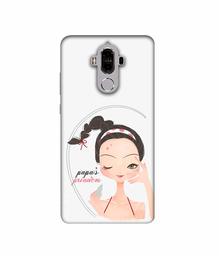 Amazon Brand - Solimo Designer Papa's Princess 3D Printed Hard Back Case Mobile Cover for Huawei Mate 9