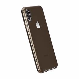 AmazonBasics - Funda protectora para iPhone XS Max, TPU (negro transparente), antiarañazos