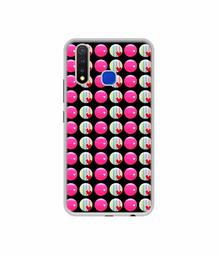 Amazon Brand - Solimo Designer Small Two Color Circle UV Printed Soft Back Case Mobile Cover for Vivo U20