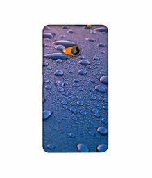 Amazon Brand - Solimo Designer Water Drops 3D Printed Hard Back Case Mobile Cover for Microsoft Lumia 535