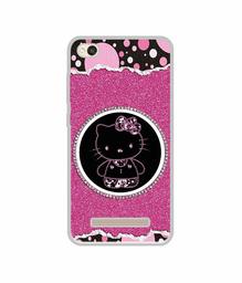 Amazon Brand - Solimo Designer Kitty with Glitter UV Printed Soft Back Case Mobile Cover for Mi Redmi 4A