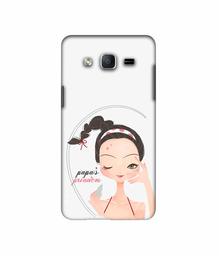 Amazon Brand - Solimo Designer Papa's Princess 3D Printed Hard Back Case Mobile Cover for Samsung Galaxy On5