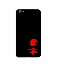 Amazon Brand - Solimo Designer Red Moon 3D Printed Hard Back Case Mobile Cover for Vivo Y66