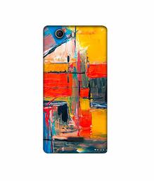 Amazon Brand - Solimo Designer Multicolor Squre Blocks 3D Printed Hard Back Case Mobile Cover for Micromax Canvas Nitro 2 E311