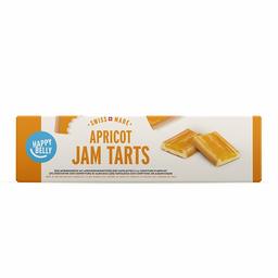 Marque Amazon - Happy Belly - Biscuits suisses Tartelettes sablées à la confiture d'abricot, Pack de 8 (8 x 150g)