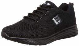 LEONE Men's Black Running Shoes-6 UK (40 EU) (L604BLACK6)