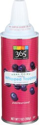 365 Real Dairy Nonfat Whipped Topping