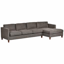 Amazon Brand – Stone & Beam Andover Modern Right Chaise Sofa Sectional, 126