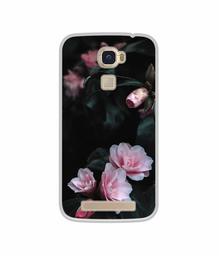 Amazon Brand - Solimo Designer Dark Flowers Photography UV Printed Soft Back Case Mobile Cover for Lyf Water 9