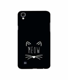 Amazon Brand - Solimo Designer Meow 3D Printed Hard Back Case Mobile Cover for LG X Power