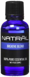 NATRÄL Breathe Blend, 100% Pure and Natural Essential Oil, Large 1 Ounce Bottle