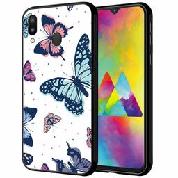 Amazon Brand - Solimo Designer Butterflies Printed Hard Back Case Mobile Cover for Samsung Galaxy M20