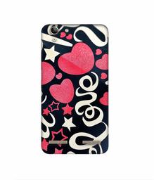 Amazon Brand - Solimo Designer Love You 3D Printed Hard Back Case Mobile Cover for Lenovo Vibe K5 Plus