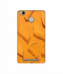 Amazon Brand - Solimo Designer Yellow Texture Wall 3D Printed Hard Back Case Mobile Cover for Xiaomi Redmi 3S Prime