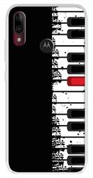 Amazon Brand - Solimo Designer Multicolor Musical Keyboard Printed Soft Back Case Mobile Cover for Motorola Moto E6s / Motorola Moto E6 Plus