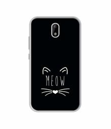 Amazon Brand - Solimo Designer Meow UV Printed Soft Back Case Mobile Cover for Itel A23