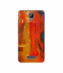 Amazon Brand - Solimo Designer Orange Canvas 3D Printed Hard Back Case Mobile Cover for Gionee P7 Max