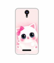 Amazon Brand - Solimo Designer Babby Kitty UV Printed Soft Back Case Mobile Cover for Comio C2