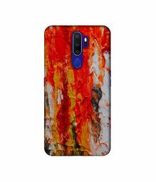 Amazon Brand - Solimo Designer Orange Color Spread 3D Printed Hard Back Case Mobile Cover for Oppo A9 (2020)