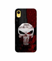 Amazon Brand - Solimo Designer Punisher Skull 3D Printed Hard Back Case Mobile Cover for Apple iPhone XR