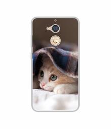 Amazon Brand - Solimo Designer Sleepy Kitten UV Printed Soft Back Case Mobile Cover for Gionee S6 Pro