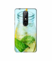 Amazon Brand - Solimo Designer Lemon Juice 3D Printed Hard Back Case Mobile Cover for Nokia 6.1 Plus